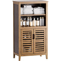 Fonctionnel meuble de rangement marron 30 x 50 x 92.5 cm