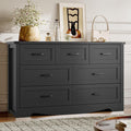 Gris fonce contemporaine commode 7 tiroirs
