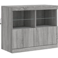 Buffet finition gris en bois