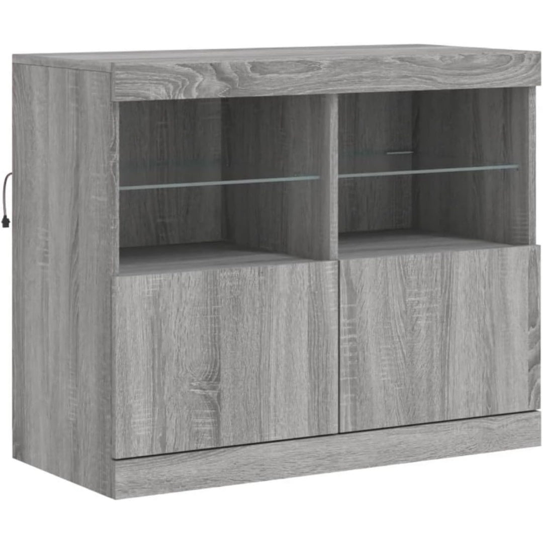 Buffet finition gris en bois