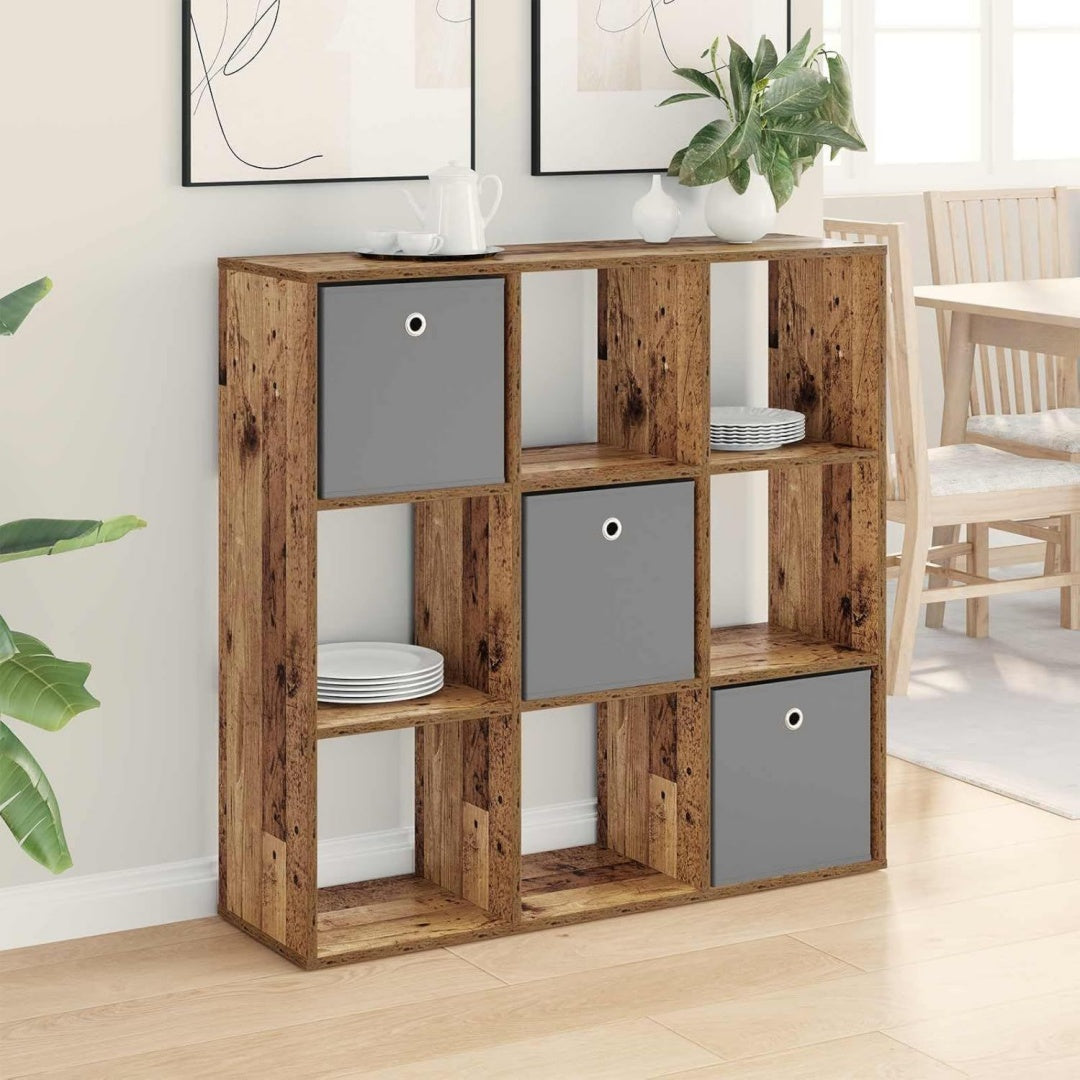 Beige ton bois, bahut style rustique