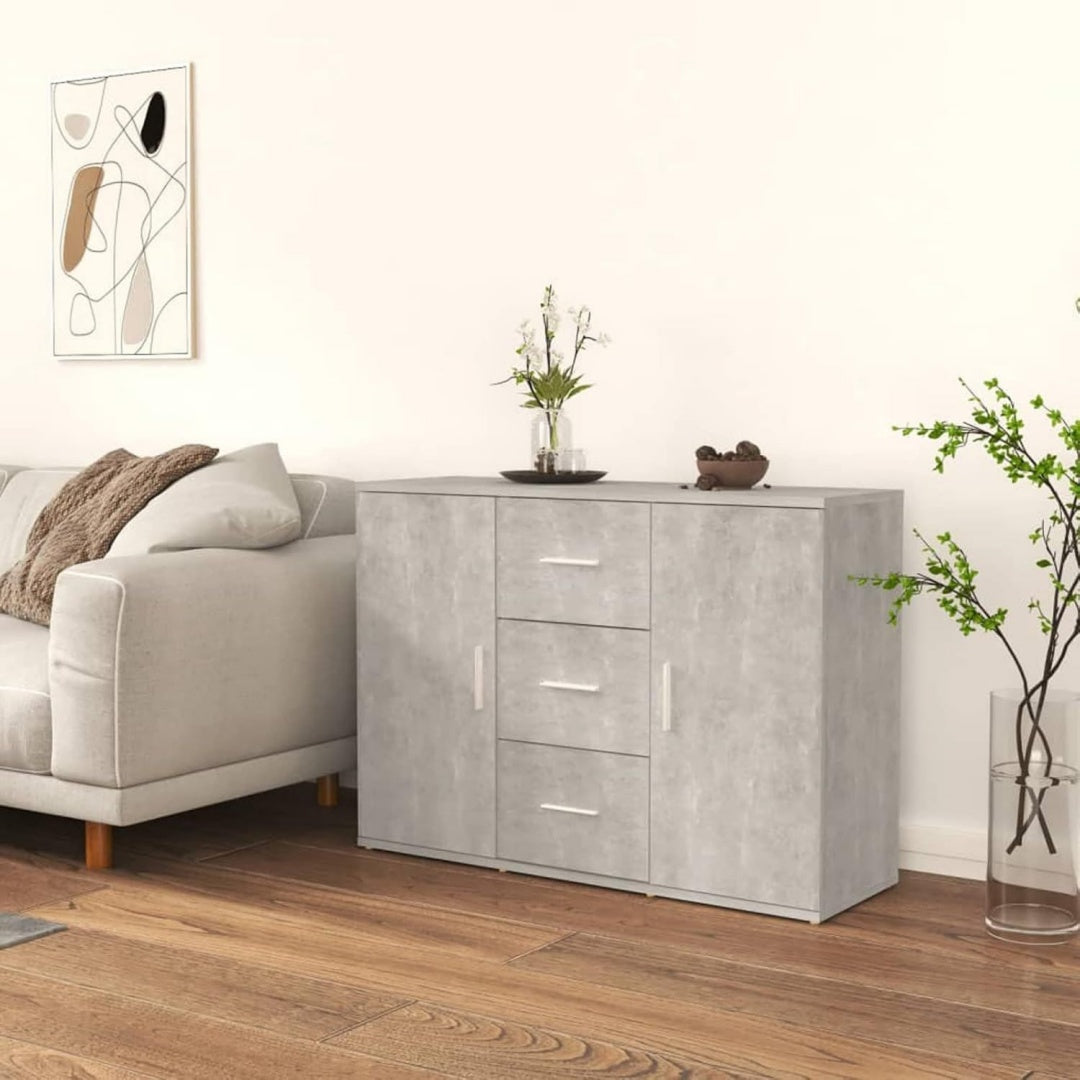 Commode de rangement gris clair