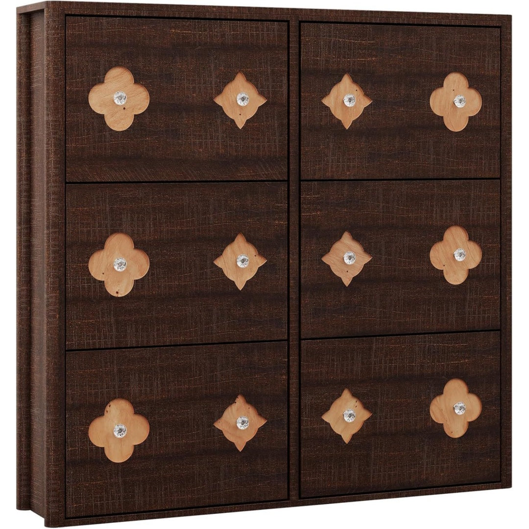 Petite armoire a chaussures marron