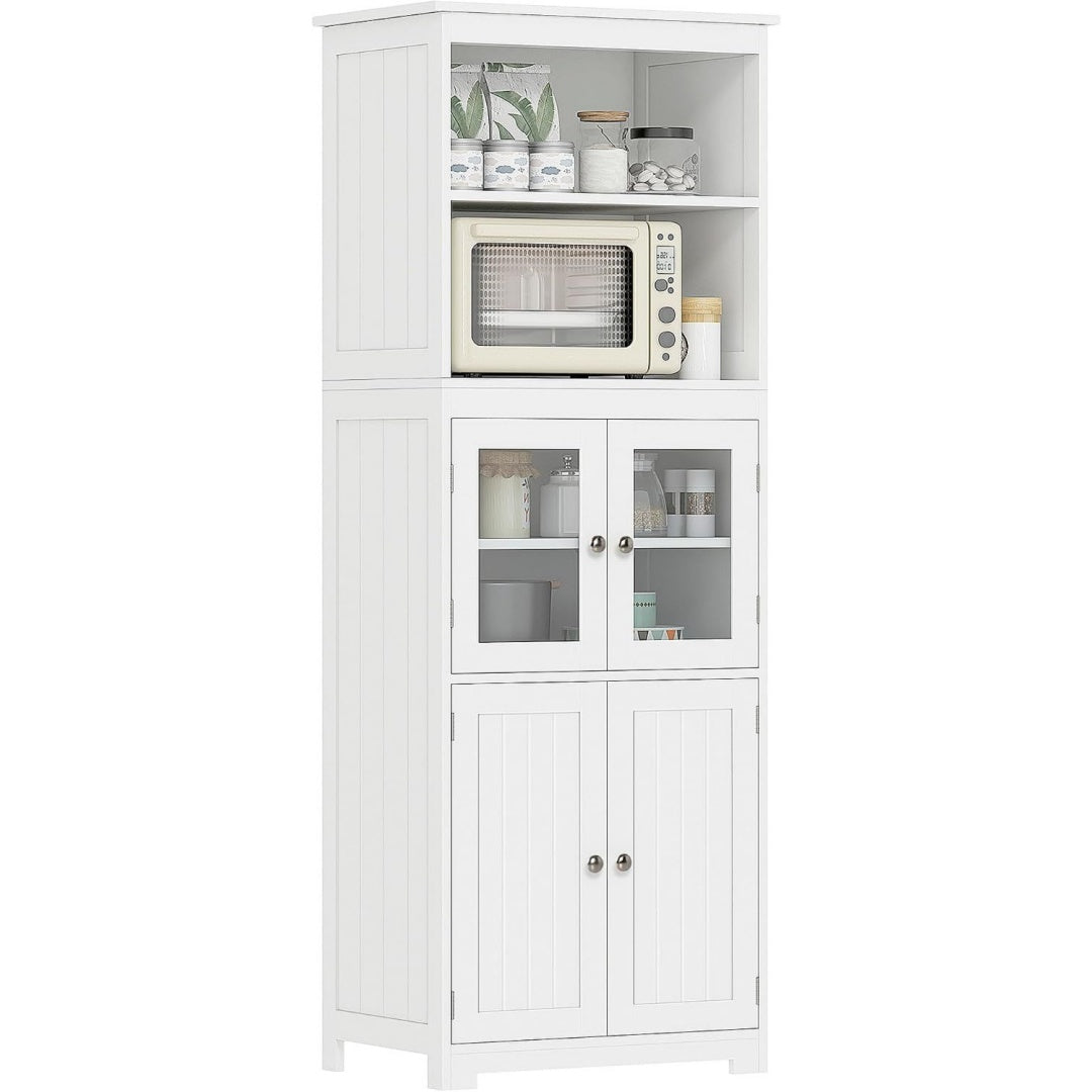 Credence design moderne en MDF gris clair a 2 portes