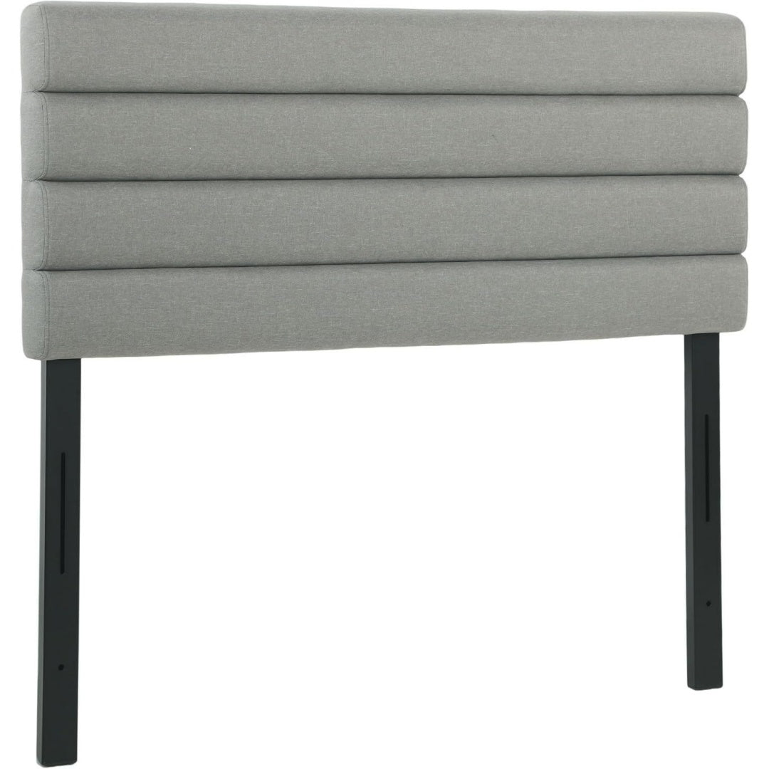 Moderne tete de lit rembourree Grise