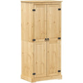 Esprit rustique armoire 76 cm de large marron