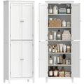 Tour de rangement gris clair dote de 4 portes