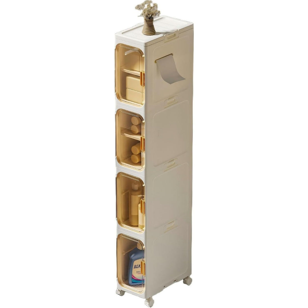 Meuble de rangement meuble sur pied marron