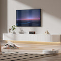 Beau meuble TV avec un eclairage LED integre