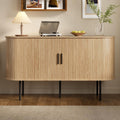 Buffet de style contemporain marron 140 x 40 x 78 cm