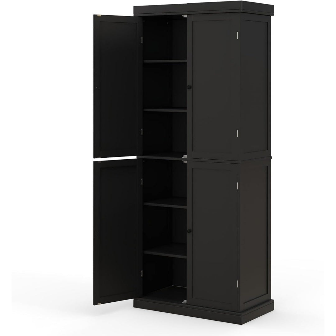 Armoire 76 x 40 x 184 cm noir de qualite