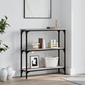 Console installation murale gris 75 x 22.5 x 75 cm