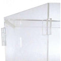 Meuble de rangement, gris clair, vitre et rangement pratique